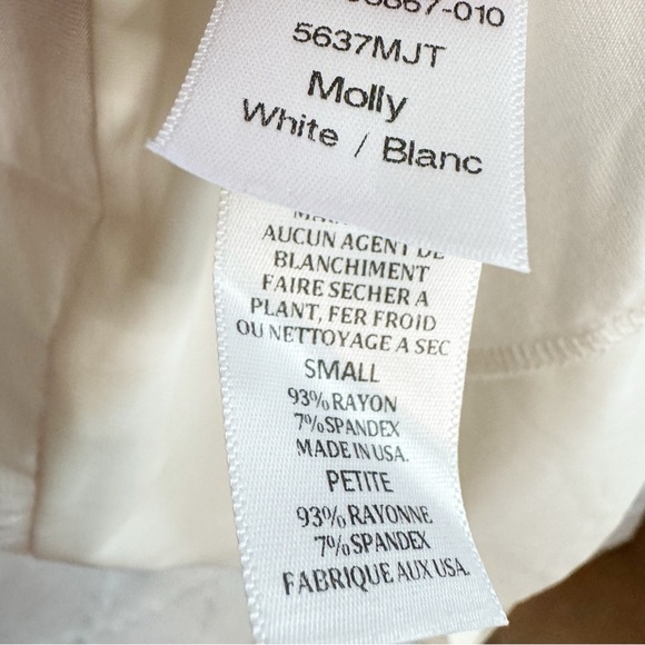 🎲 353. L’Agence Molly Square Neck Bodysuit in Vintage White Womens Small NWOT - Picture 10 of 10